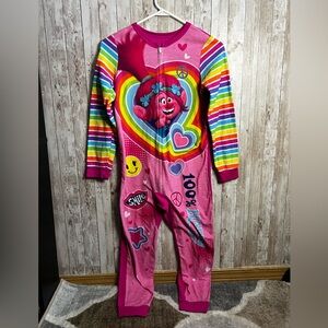 Trolls Colorful Kids One Piece Pajama